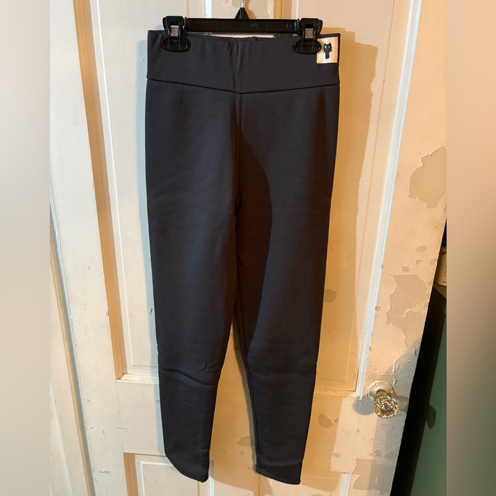 Fleece lined Black Leggings small